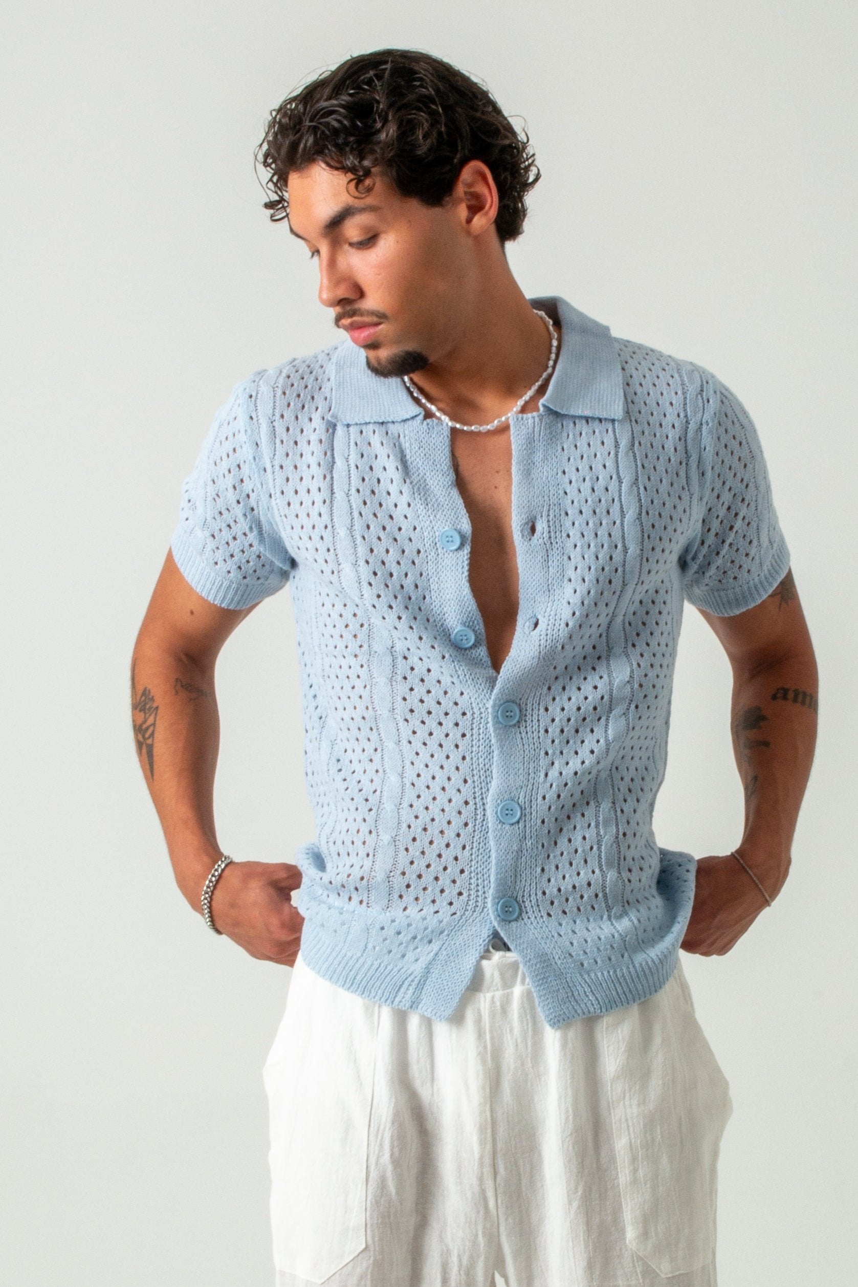 STOCKHOLM CROCHET SHIRT