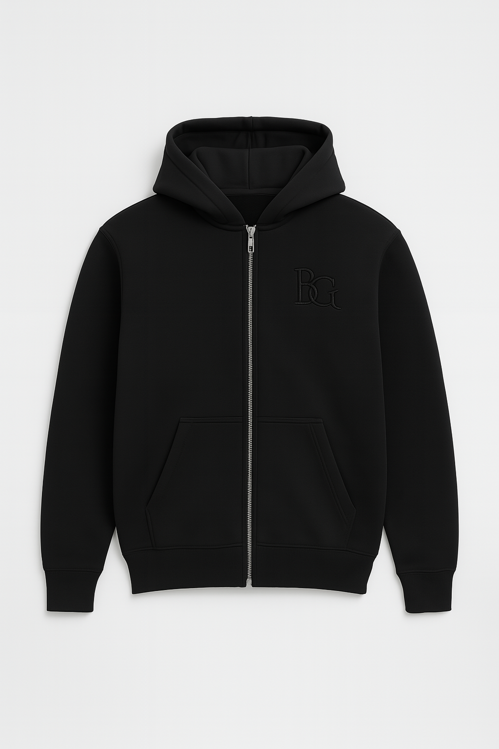 LONDON BLACK ZIP HOODIE