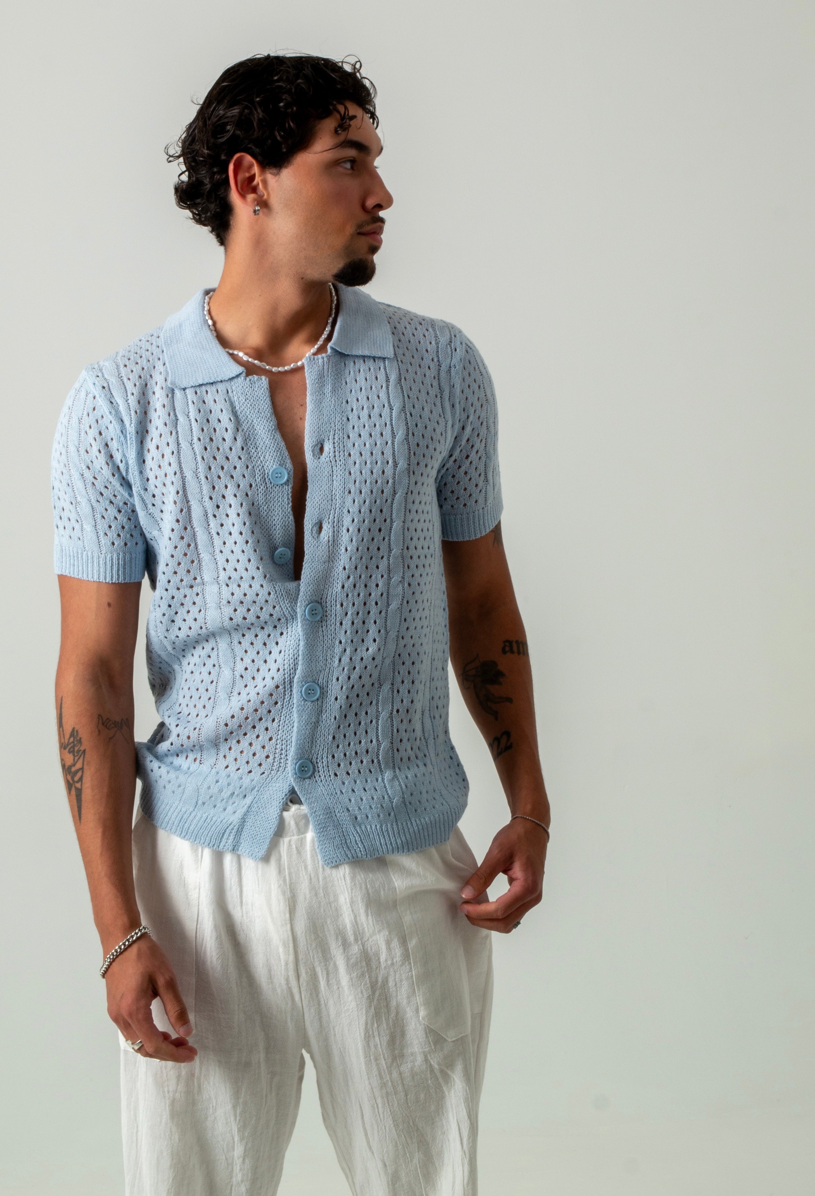 STOCKHOLM CROCHET SHIRT
